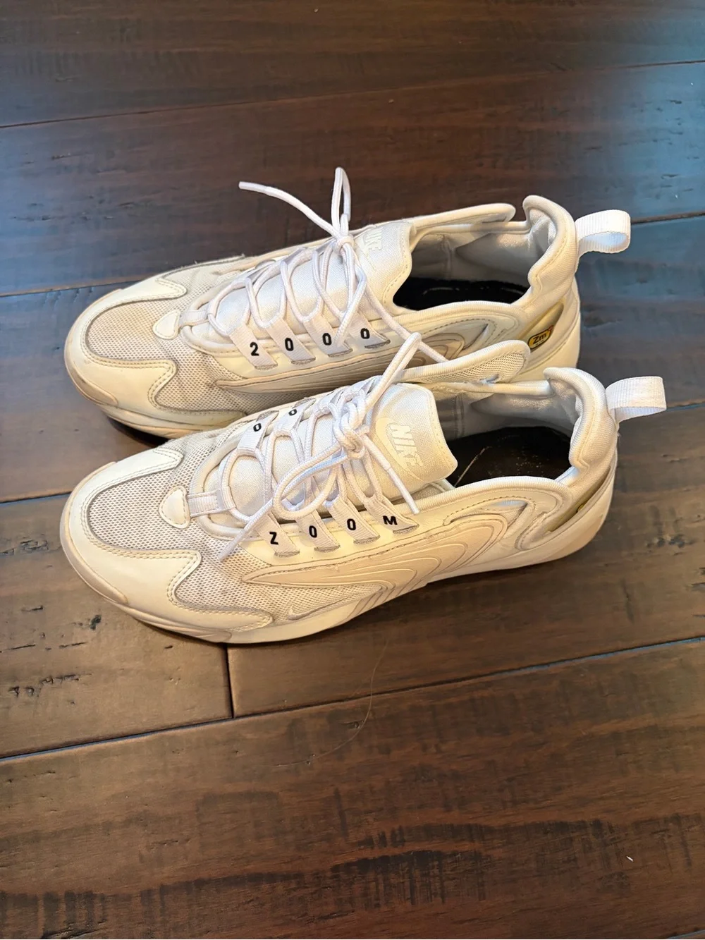 Nike White/Sail Zoom 2K Runner Sneakers athletic activewear sporty shoes neutral
